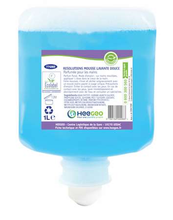 Image de RESOLUTIONS MOUSSE LAVANTE 6x1L ECOLABEL (IB)