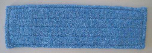 Image de FRANGE MICROFIBRE POCHES/LANGUETTES BLEUE 40CM/5062N/809ECO