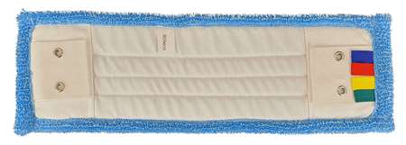 Image de FRANGE MICROFIBRE POCHES/LANGUETTES BLEUE 40CM/5062N/809ECO