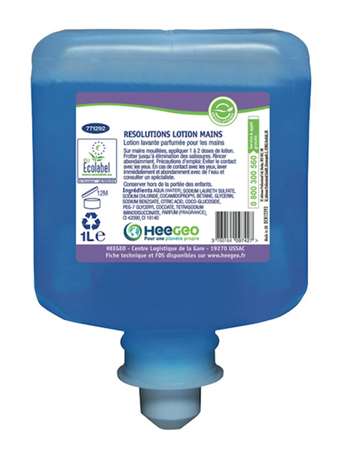 Image de RESOLUTIONS LOTION LAVANTE MAINS 6 X 1L ECOLABEL (IO)