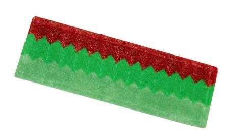 Image de BANDEAU LAVAGE VELCRO TRICOMPOSITION VERT 14X48CM