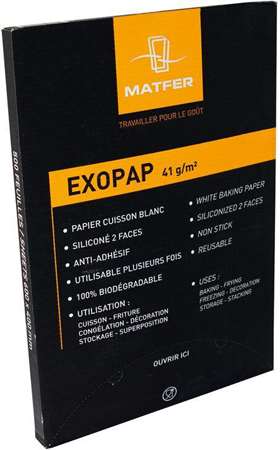 Image de PAPIER GASTRO SILICONE 53x32 PACK DE 500