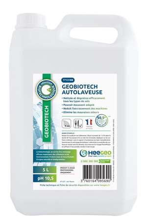 Image de GEOBIOTECH BIODEGRAISSANT NETTOYANT SOL AUTOLAVEUSE 5L
