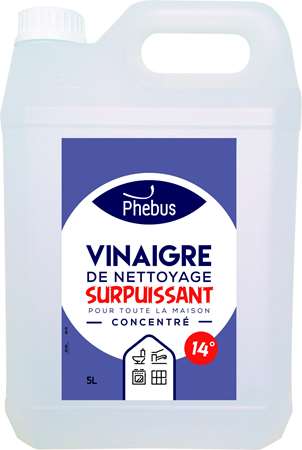 Image de VINAIGRE DE NETTOYAGE SURPUISSANT 14° - 5L