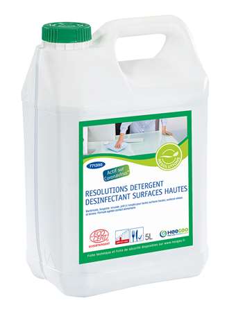 Image de RESOLUTIONS DETERG DESINF TTES SURF  5Lx2 ECOCERT/SCU