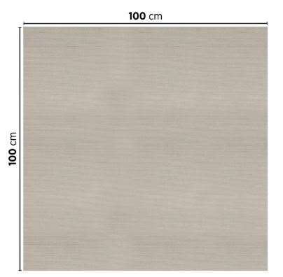 Image de NAPPE 100x100 GRIS LIKE-LINEN PLIE 10X20