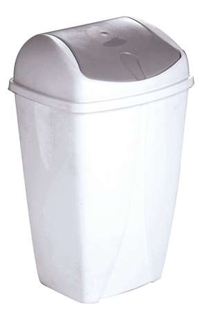 Image de POUBELLE 25L BLANC FLIP FLAP /MB6326/638