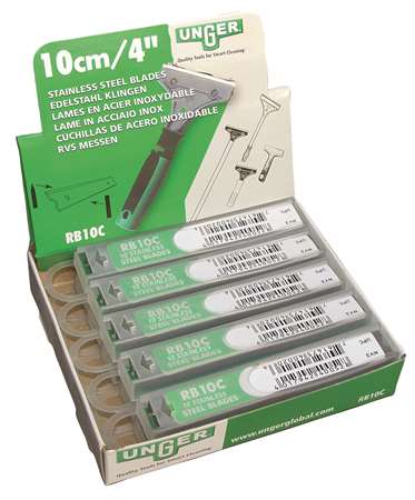 Image de UNGER LAME GRATTOIR 10CM PACK DE 10/11RB100