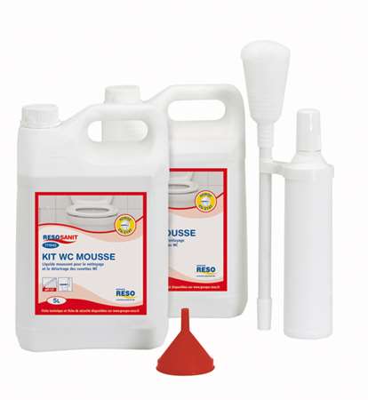 Image de KIT WC MOUSSE NETTOYANT DETART 2X5
