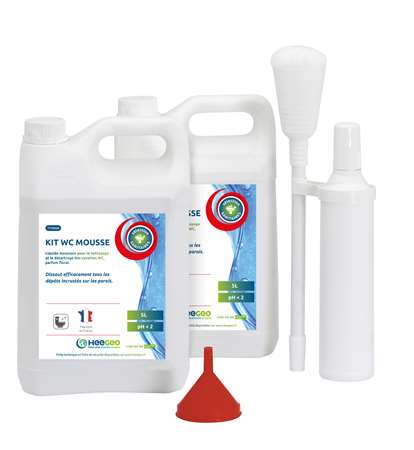 Image de KIT WC MOUSSE NETTOYANT DETART 2X5