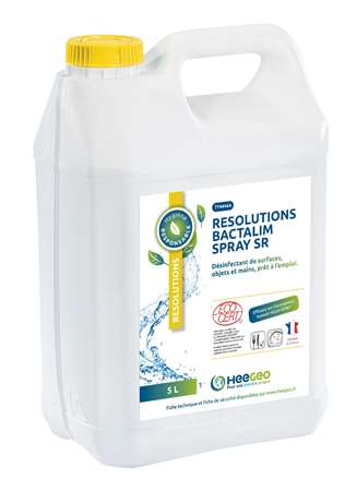 Image de RESOLUTIONS BACTALIM SPRAY SR DESINDE ALIM 5L ECOCERT