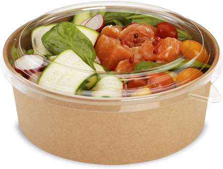 Image de COUVERCLE CRISTAL P/POTS RONDS KRAFT 1300 LOT DE 50