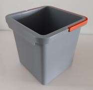 Image de SEAU 6 LITRES ACCROCHE CHARIOT ANSE ROUGE 1631/SCU