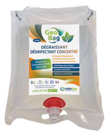 Image de GEO BAG CUISINE DEGRAISSANT DESINFECTANT CONC CARTON DE 2x5L