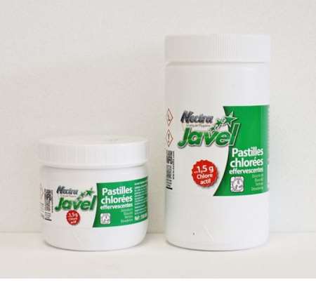 Image de JAVEL PASTILLES CHLOREES x 500grs