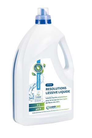 Image de RESOLUTIONS LESSIVE 3L ECOLABEL