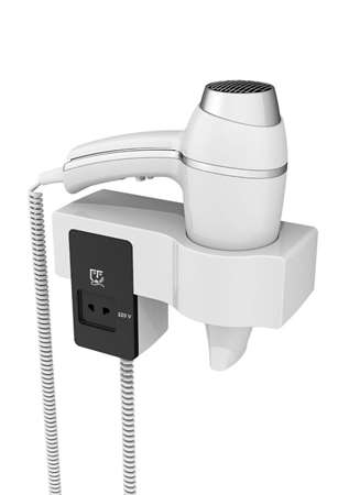 Image de SECHE CHEVEUX ALTEO BLANC + SUPPORT PR MT/8221176/SCU