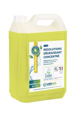 Image de RESOLUTIONS DEGRAISSANT ALIMENTAIRE BIDON DE 5L