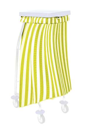 Image de SAC A LINGE RAYE JAUNE 65L/0509614/RJ/SCU