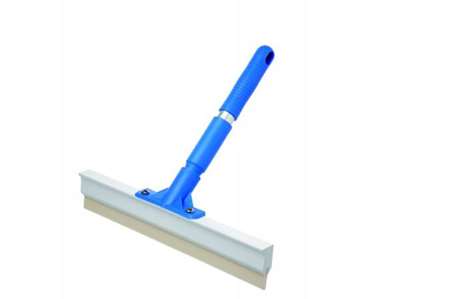 Image de RACLETTE TABLE ALIMENTAIRE 35CM POIGNEE BLEUE/5535B