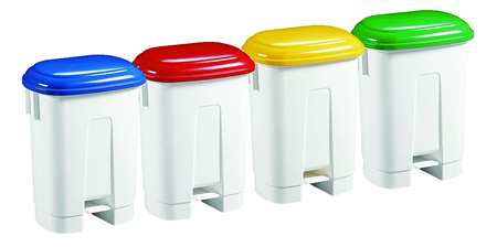 Image de POUBELLE 45L HACCP BLANCHE/18045 18046BL/899739