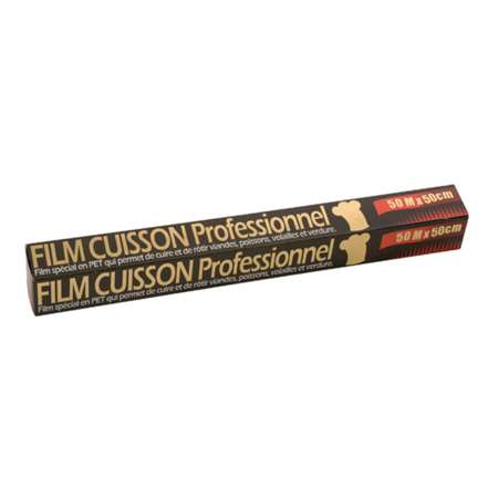 Image de ROULEAU FILM CUISSON TRANSPARENT 50M