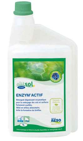 Image de ENZYME ACTIF DETERG DEGRAIS 1L ECOLABEL