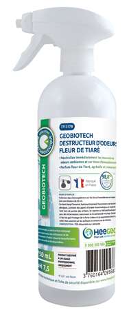 Image de GEOBIOTECH DESTRUCTEUR ODEUR FLEUR TIARE 750ML
