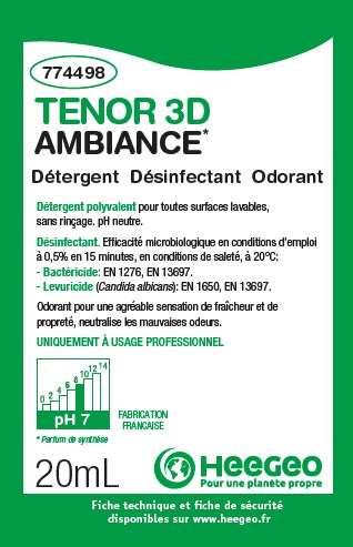 Image de TENOR 3D AMBIANCE DOSES 250x20ML/772230/774498