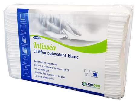 Image de TORCHON INTISSEA BLANC (42x38) PACK DE 100FTS