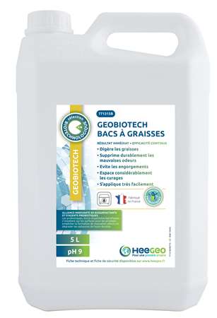 Image de GEOBIOTECH BAC A GRAISSE TRAITEMENT CARTON DE 2X5L