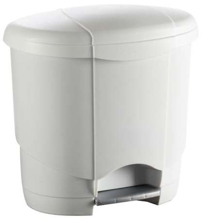 Image de POUBELLE 06L BLANC PEDALE /MB6106/276