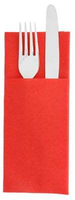 Image de SDT 33x40 ROUGE KANGOUROU AIRLAID COLIS DE 700