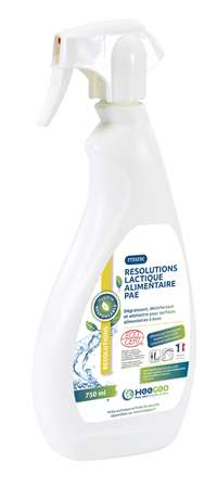 Image de RESOLUTIONS DEGRAISS LACTIQUE DESINF PAE ALIM 750ML ECOCERT